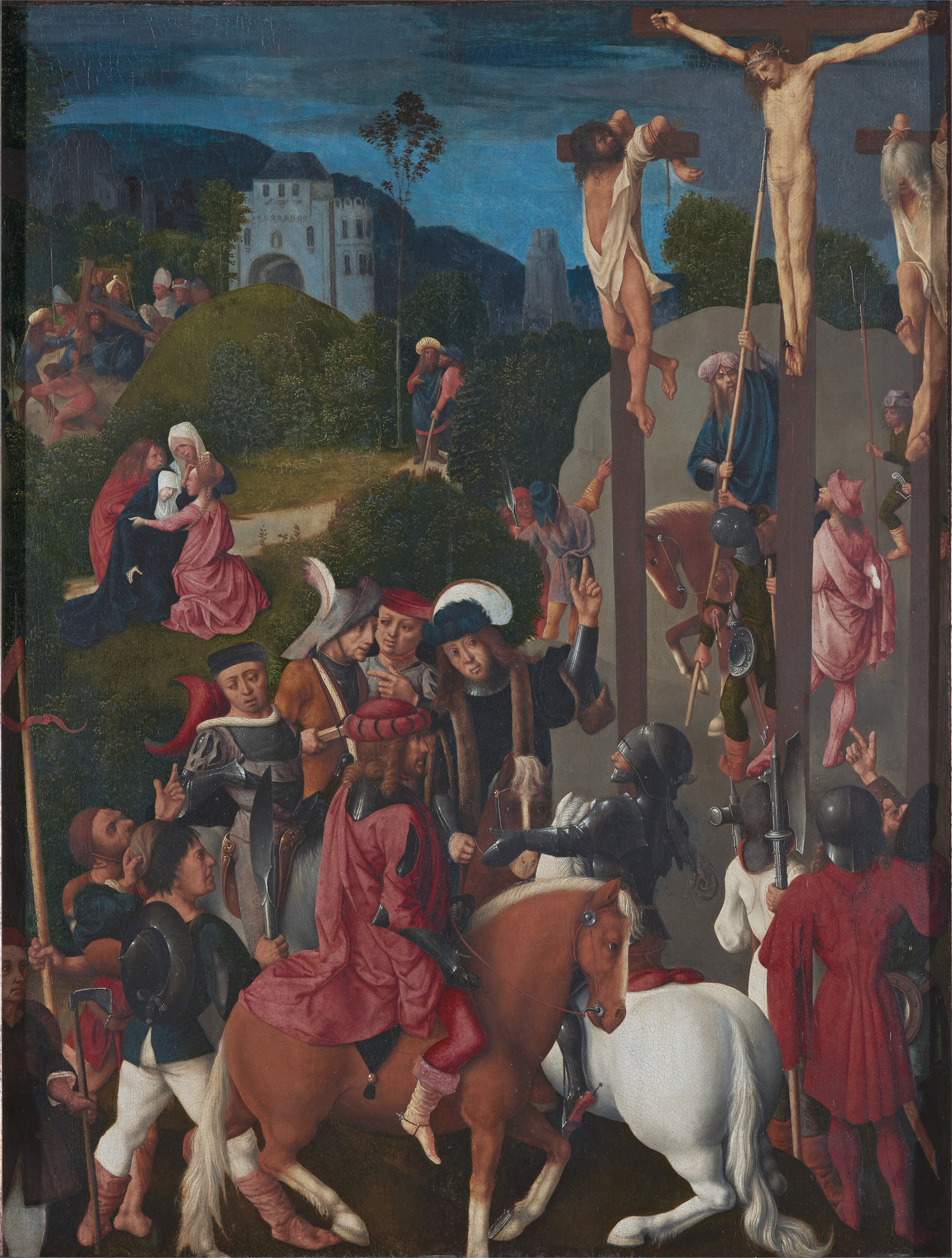 The Crucifixion - Master of the Virgo inter Virgines. Museo